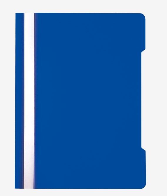 Папка-скоросшиватель, А5 deVente с прозрачным верхом, синяя, 3079807