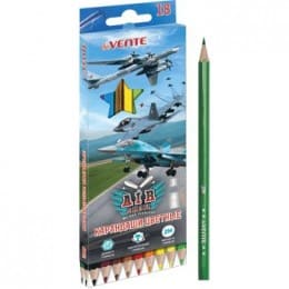 Карандаши 18 цв deVENTE 'AIR SHOW' 2М шестигранные в картонной коробке европодвес 5023909