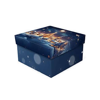 Коробка подарочная 'Лунная ночь', 190х190х190, Д10103К.212.2