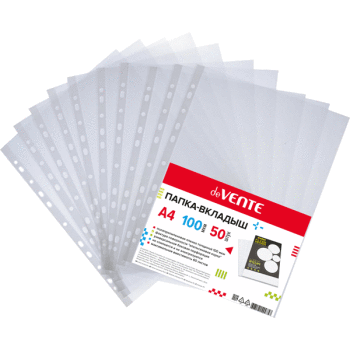 Папка-вкладыш 'deVENTE' A4, 100 мкм, фактура 'апельсиновая корка', (50 шт;уп), 3050013