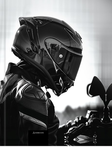 Дневник школьный 48л. МОТОЦИКЛИСТ В ШЛЕМЕ, универс,гл.лам., 7БЦ + ПОДАРОК (наклейки), Д48-9578
