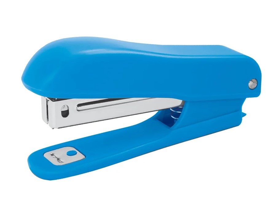 Степлер OfficeSpace №10 до 12 листов, пластиковый корпус, синий, ST25_21780
