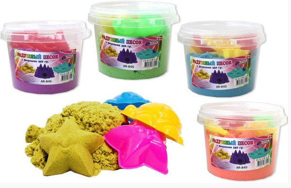 Радужный песок, 'ASMAR', с формами, 350 г, AR-845
