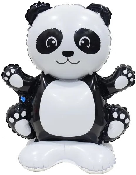 Шар 3D (18''/46 см) Фигура на подставке, Панда, 1 шт, 23463