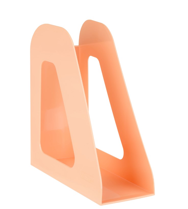 Лоток для бумаг вертикальный Стамм Фаворит 1 секция, персиковый, ЛТВ-31791