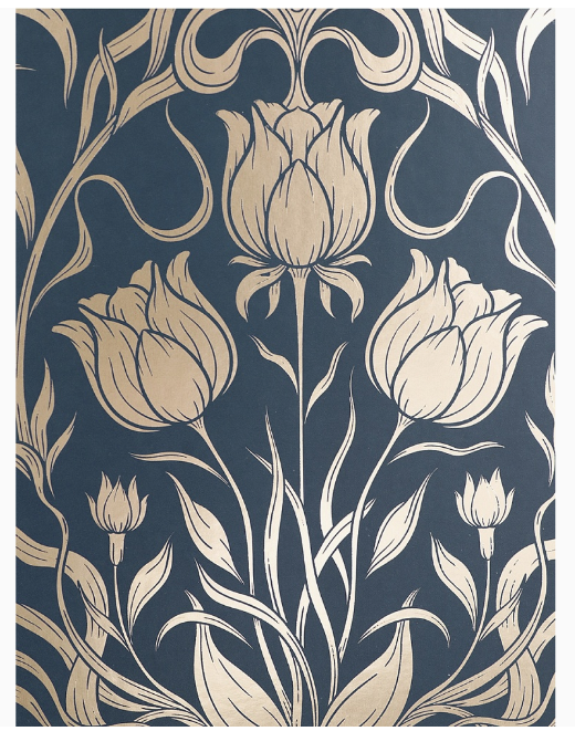 Фотоальбом на 80 фото 10х15, 20 листов, 23x29 см,'Волшебные цветы',(собс.разр), ФР-1295