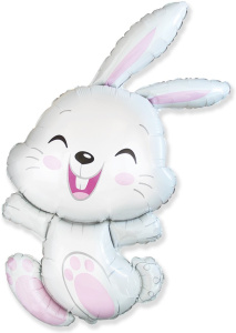 Шар (44"112 см) Фигура , Зайка, 901881RS