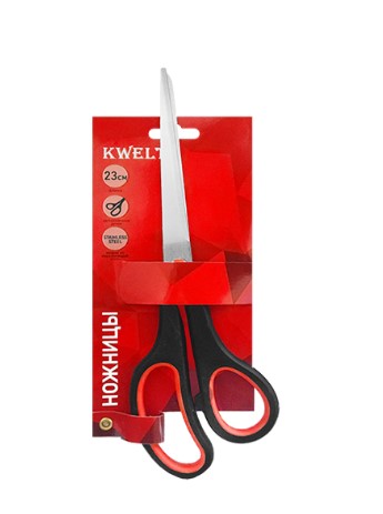 Ножницы KWELT, 23,0 см, эргономичные, ассорти, K-32858