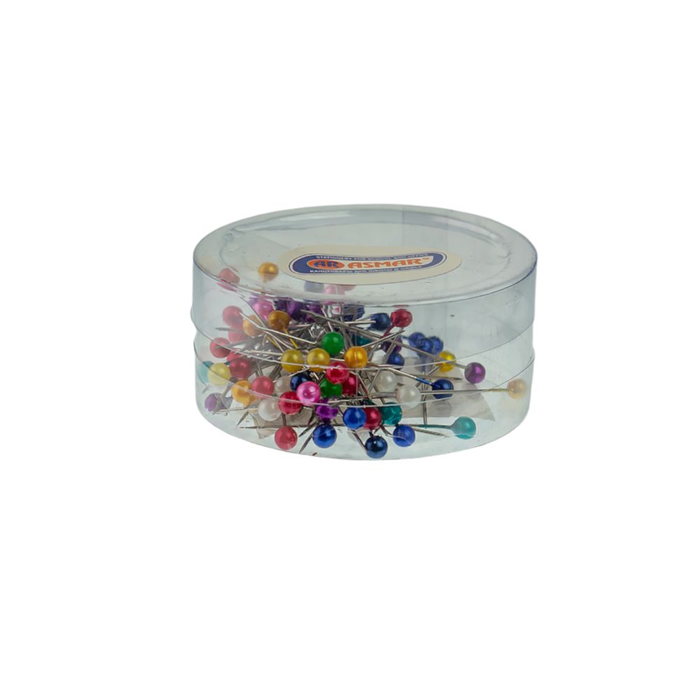 Булавки канцелярские цветные 'ASMAR', (50 шт;уп), AR-1024