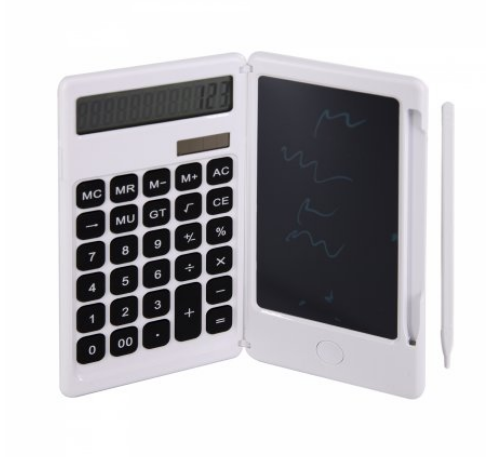 Калькулятор с графическим планшетом Alingar 12 разрядов, 162~80~14 мм,  белый, AL13237