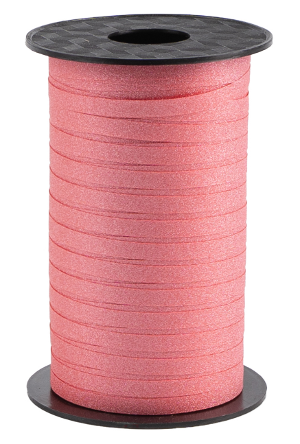 Лента полипропиленовая (0,5 см х 100 м) Красный, Глиттер, 1 шт, 6233105