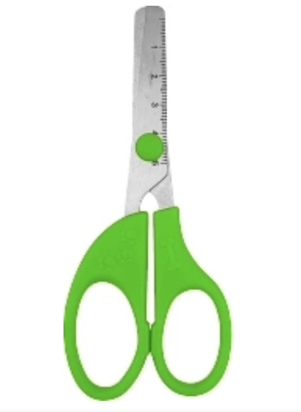 Ножницы для левшей детские, 13 см, ручка пластик, 2010398