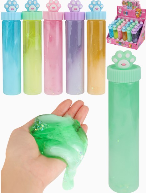 Слайм (24 шт в ш;б, кратно 24, 6 видов микс) 110 гр, JD3759