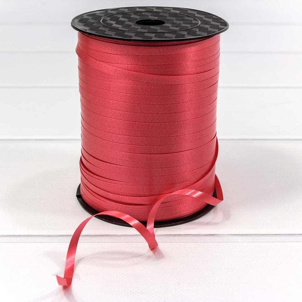 Лента OMG 'Коралловая', поли-н, в бобине, 0,5 см.х 450 м., , OM500581;1