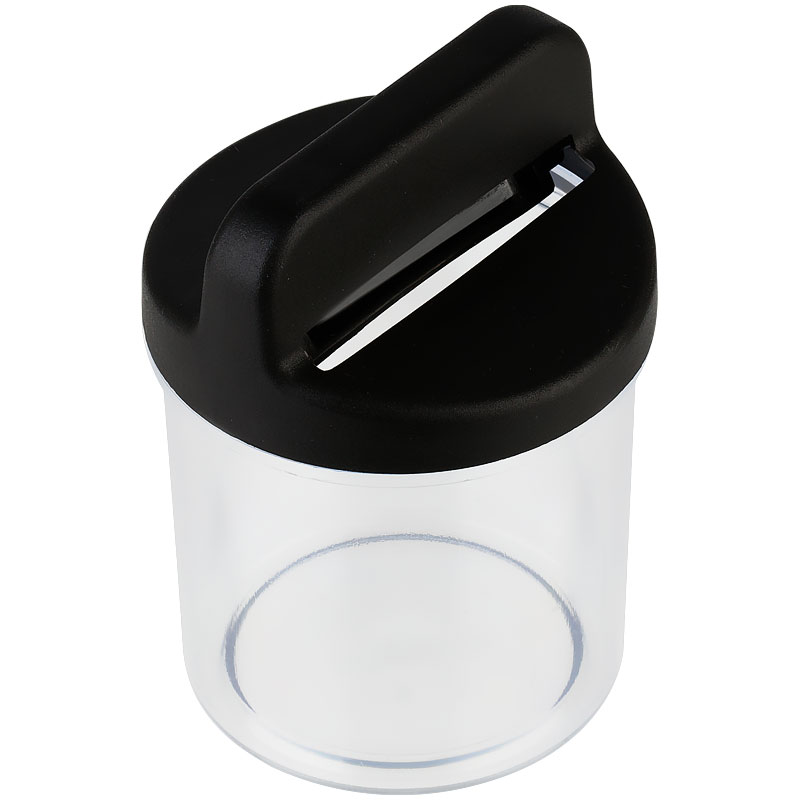 Скрепочница магнитная СТАММ, без скрепок, прозрачная, ПС-31093