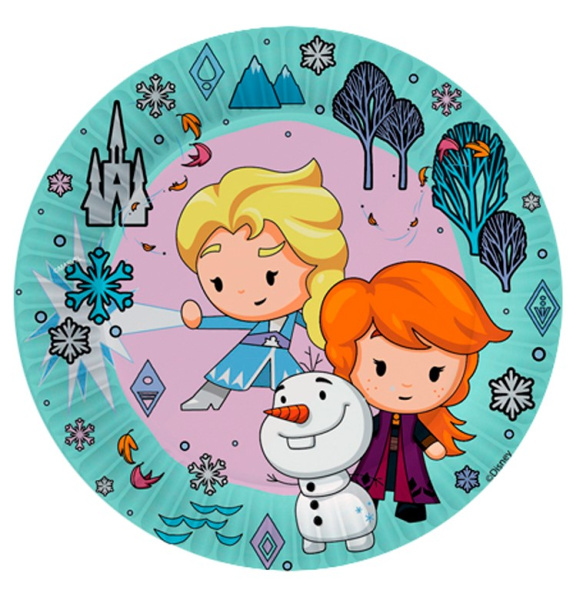 Тарелки 'Холодное сердце' Чиби, 300745